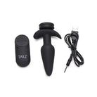 Tailz Plug Tailz Snap On Interchangeable 10x Vibrating Silicone Anal Plug W/remote at the Haus of Shag