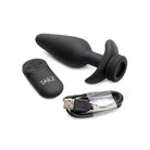 Tailz Plug Tailz Snap On Interchangeable 10x Vibrating Silicone Anal Plug W/remote at the Haus of Shag