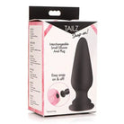 Tailz Plug Small Tailz Snap On Interchangeable Silicone Anal Plug at the Haus of Shag