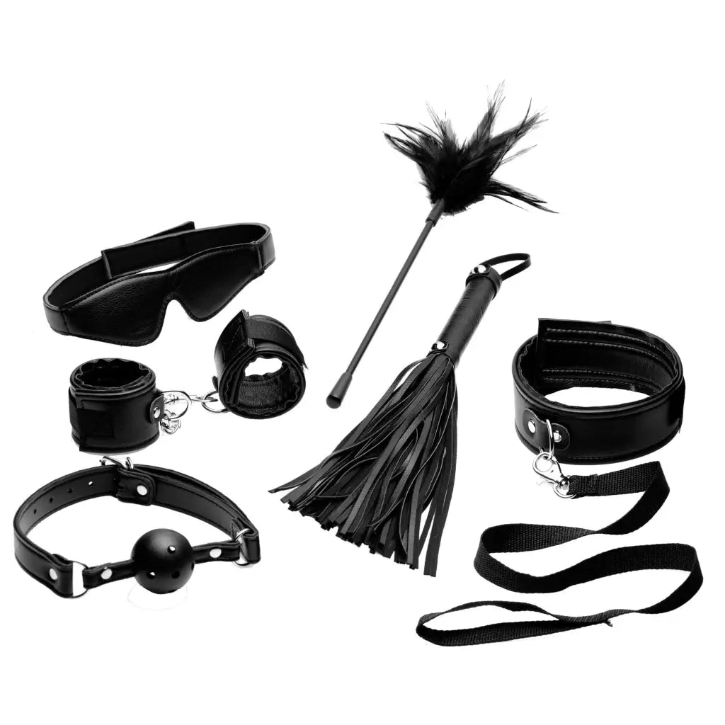 Frisky Bondage-kits Tame Me 8 Piece Beginner Bondage Set at the Haus of Shag