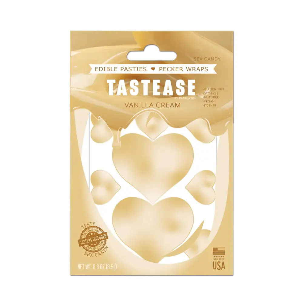 Pastease Pasties Vanilla Cream Tastease Edible Pasties & Pecker Wraps Candy at the Haus of Shag