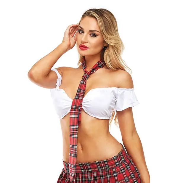 Teacher’s Pet School Girl Tie - Red / One Size Fits Most - Costumes