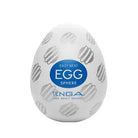 Egg-shaped Tenga EGG Sphere with blue label; premium Tenga egg for ultimate pleasure