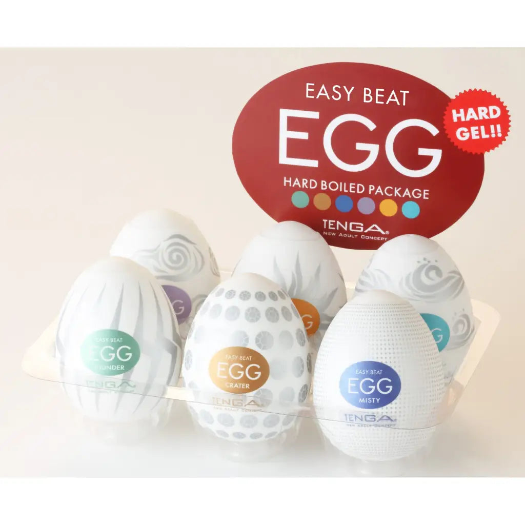 Tenga Egg Variety Pack Hard Boiled: Explore 6 Unique Textures for Ultimate  Pleasure – The Haus of Shag