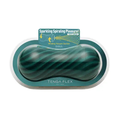 Tenga Flex Fizzy Green Stroker - Manual Stroker