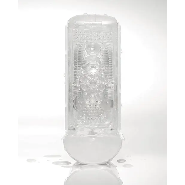 Clear bottle product display of TENGA FLIP HOLE Reusable Easy Clean Masturbation Sleeve