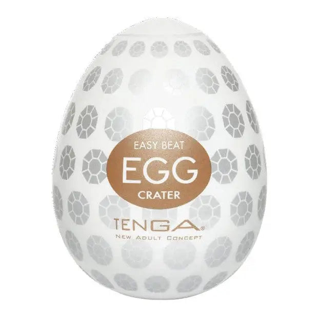 Tenga Hard Gel Egg with unique pattern for enhanced intimate pleasure