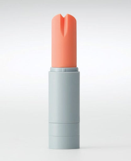 TENGA Lipstick Vibrator Orange iroha STICK coral × gray by TENGA - Waterproof Lipstick Stimulator at the Haus of Shag