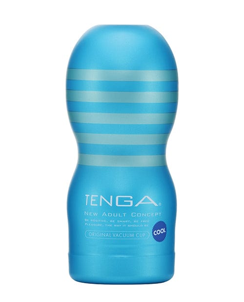 TENGA Manual Stroker Blue Tenga Original Vacuum Cup Cool Edition at the Haus of Shag