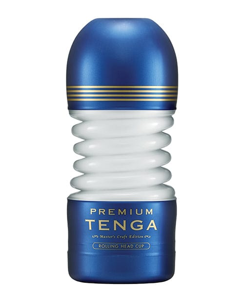 TENGA Manual Stroker Blue TENGA Premium Rolling Head Cup - Disposable Masturbation Sleeve at the Haus of Shag