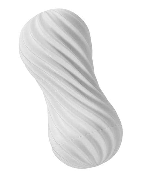 TENGA Manual Stroker White TENGA FLEX Spiraling Reusable Masturbation Sleeve at the Haus of Shag