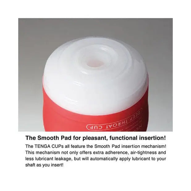 Tenga Original Vacuum Cup Cool Edition: white cream with a red cap for an enhanced experience