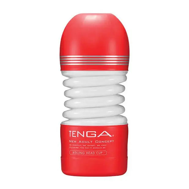 Tenga Rolling Head Cup with Tenga Energy Drink Bottle for Ultimate Performance