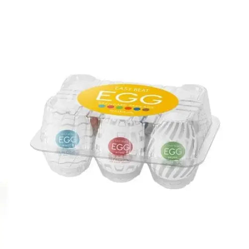 Tenga Variety Pack - New Standard: The Egg Egg in a plastic container