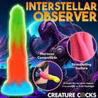 Colorful Creature Cocks Tenta-Glow dildo with suction cup base for fantasy roleplay