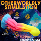 Creature Cocks Tenta-Glow glow-in-the-dark dildo with textured surface and suction cup base