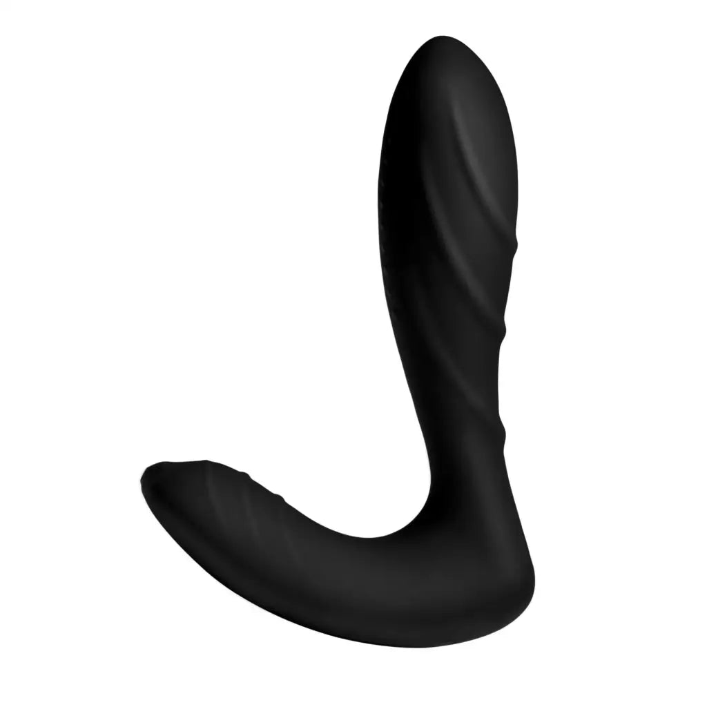 Under Control Plug Textured Silicone Prostate Vibrator With Remote Control at the Haus of Shag