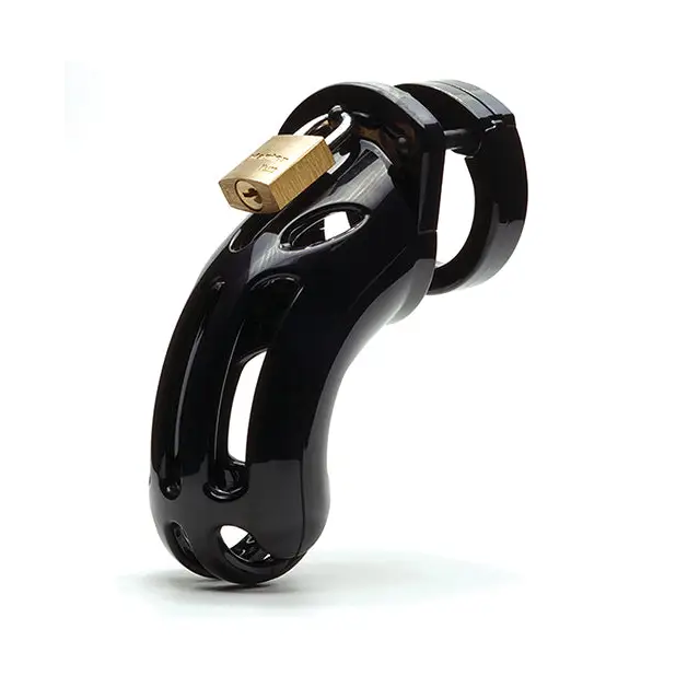 The Curve Black Male Chastity Device - Cock Cage