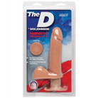 Doc Johnson Dongs & Dildos Vanilla The D 7"" Perfect D Vibrating W/balls" at the Haus of Shag