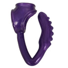 The Duke Cock and Ball Ring with Anal Plug: Phthalate-free, curved, and textured