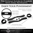 Master Series Humbler The Extreme Enforcer Humbler With Ankle Restraints at the Haus of Shag