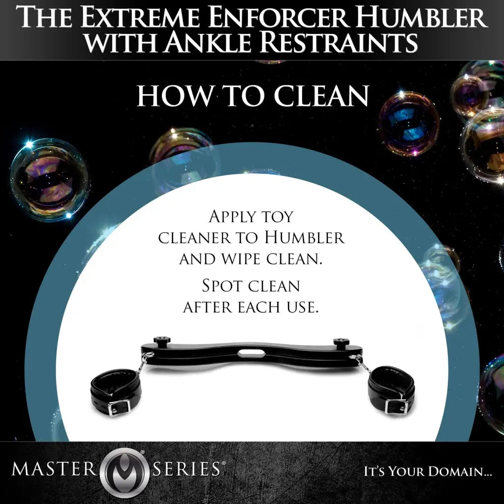 Master Series Humbler The Extreme Enforcer Humbler With Ankle Restraints at the Haus of Shag