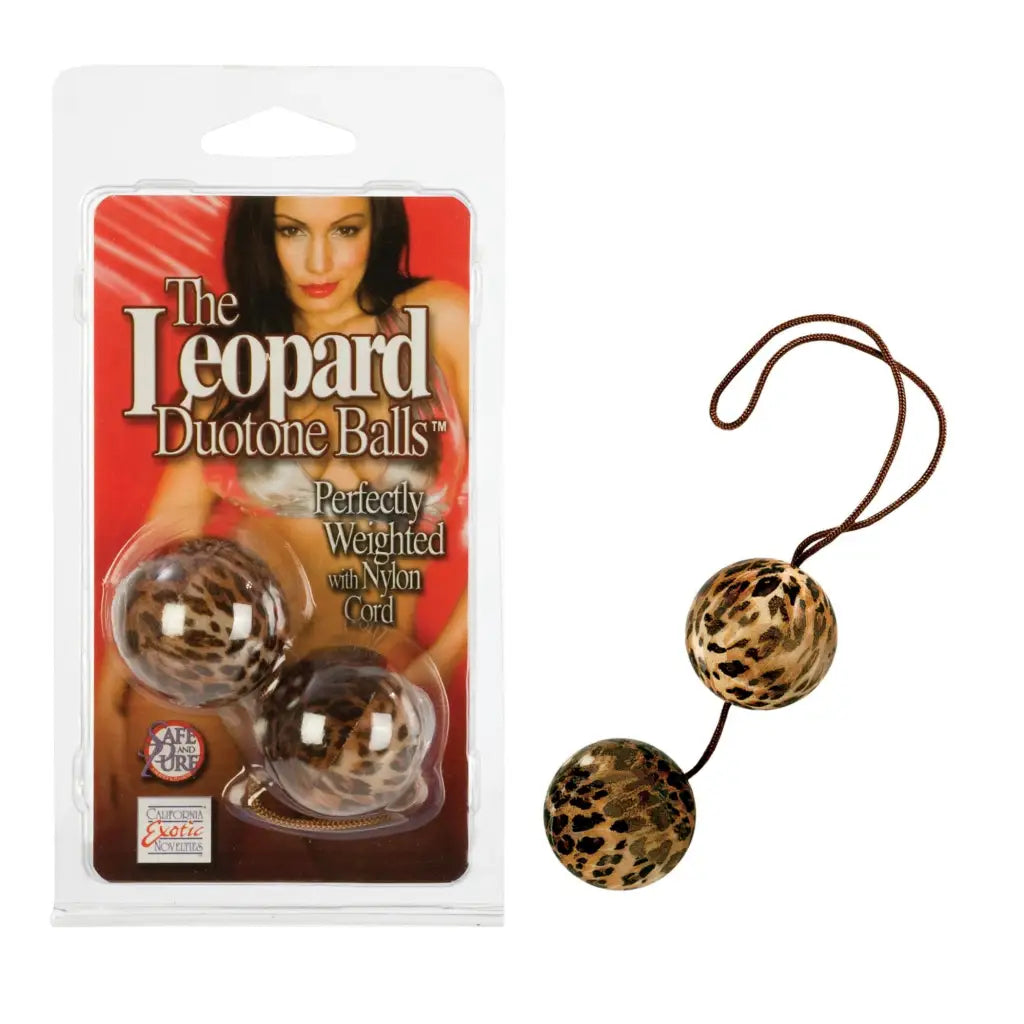 CalExotics Sextoys for Couples The Leopard Duotone Balls at the Haus of Shag