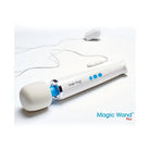 The Magic Wand® Plus variable speed electric toothbrush with blue light and white design