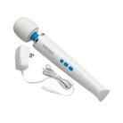 Image of The Magic Wand® Rechargeable - a white and blue hair dryer with cord