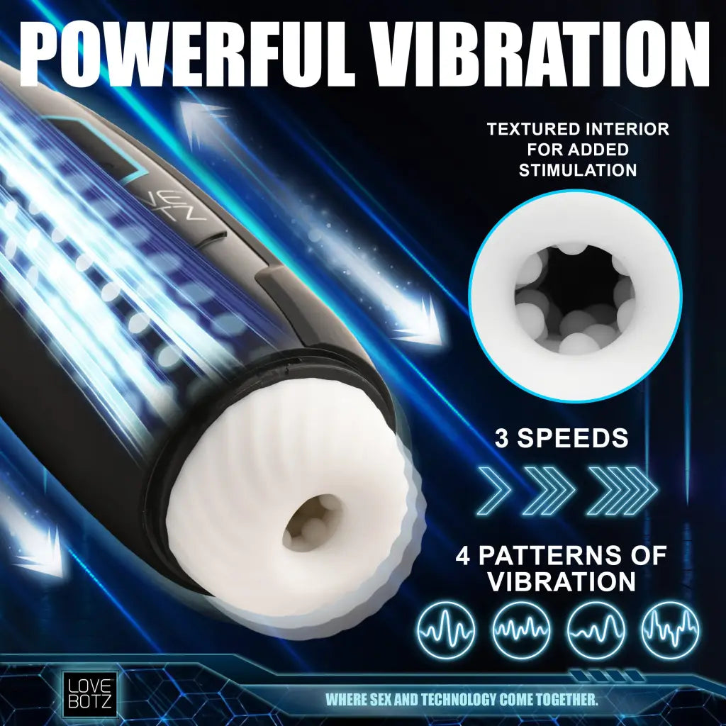 The Milker Max Thrusting And Vibrating Masturbator - Lovebotz