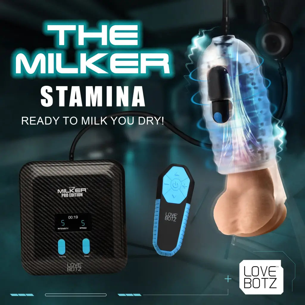 The Milker Stamina With Automatic Stroking Suction And Vibration - Lovebotz