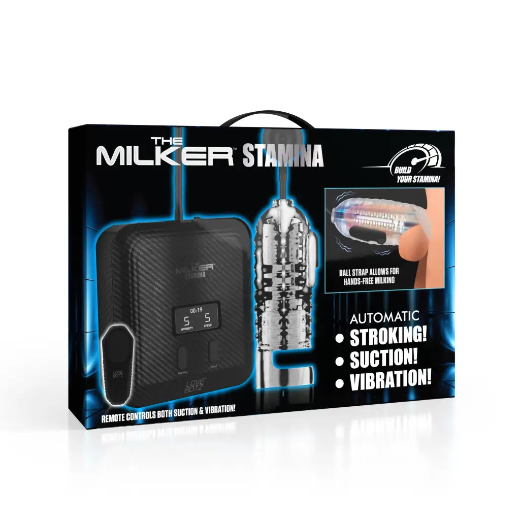 The Milker Stamina With Automatic Stroking Suction And Vibration - Lovebotz