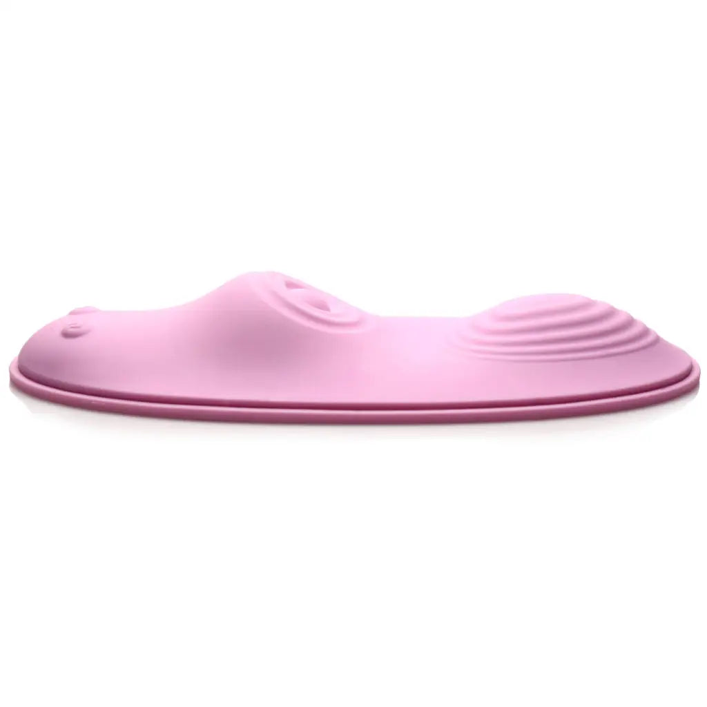 The Pulse Slider 28x Pulsing And Vibrating Silicone Pad With Remote - Pink - Stimulators