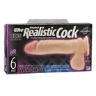 Doc Johnson Dildos The Realistic Cock - UR3 - Vibrating 6 Inch White at the Haus of Shag