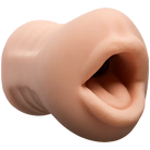 Flesh-colored silicone mouth from The Sasha Grey Experience 6 Piece Masturbation Kit