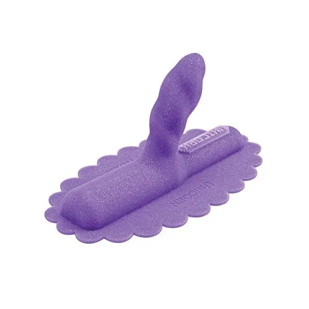 Uni Horn small purple dog toy with long tail from The Unicorn Uni Horn collection