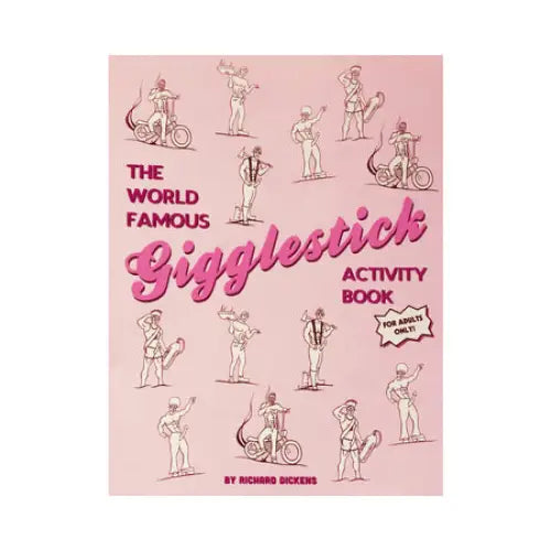 The World Famous Gigglestick Activity Book - Adult Coloring Book