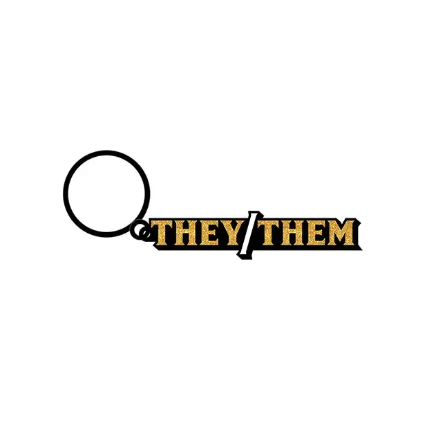 They/Them Keychain - Keychains