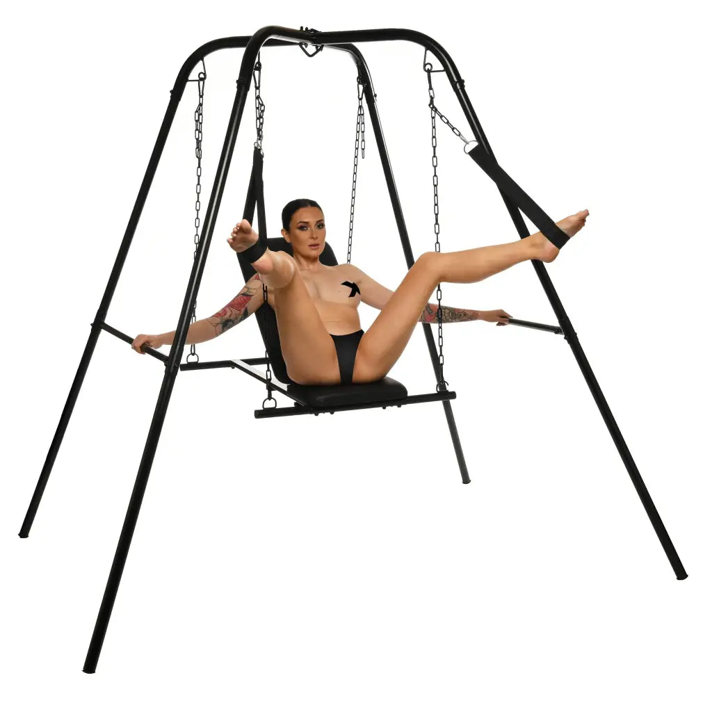 Throne Adjustable Sex Swing With Stand - Swing