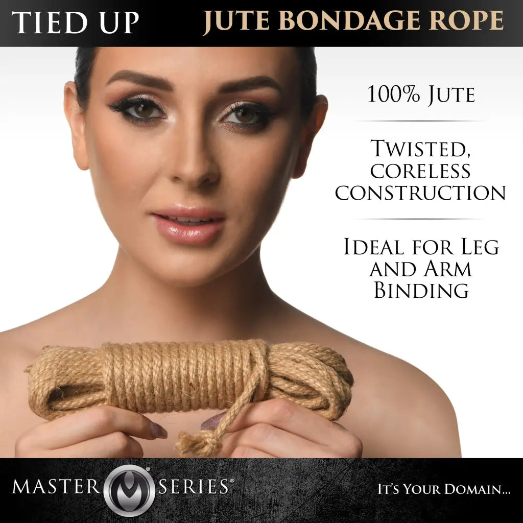 Tied Up Jute Bondage Rope - Rope