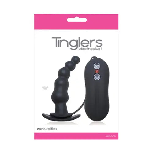 Tinglers Vibrating Plug I - Black - Powered Butt Plug