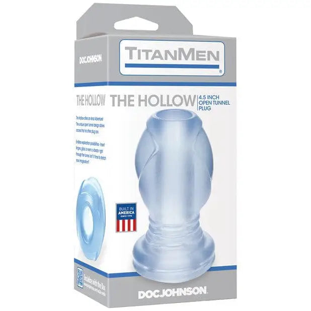 Doc Johnson Manual Stroker Titanmen The Hollow - Clear at the Haus of Shag