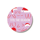 Tits Holiday Sticker - Pack Of 3 - Party Supplies