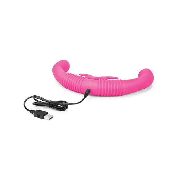 Together Couples’ Double-Ended Rabbit Vibrator with Echo Function in pink