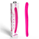 Together Duo Double Ended Vibrating and Thrusting Dildo - Pink - Double Ended Vibrator