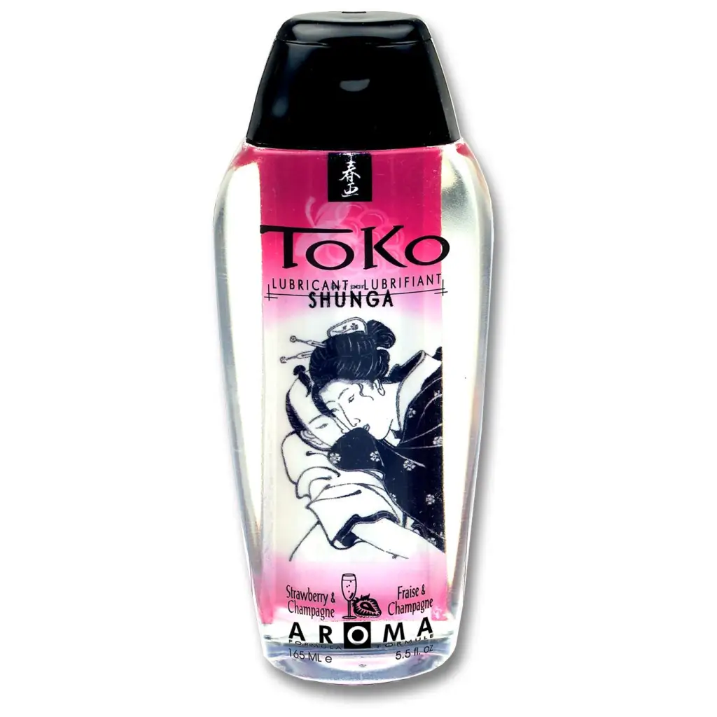 Toko Aroma Lubricant Sparkling Strawberry Wine 5.5 Oz - Sextoys for Couples