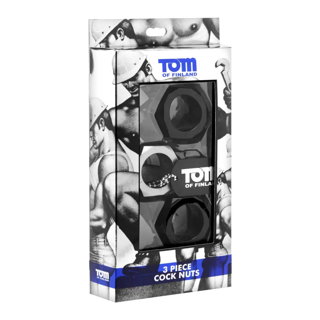 Tom of Finland 3-piece cock nuts - high-quality package for enhancing pleasure and performance