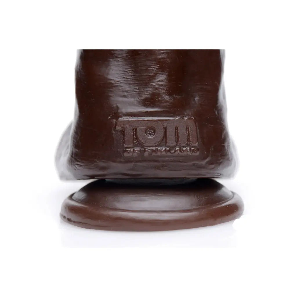 Dark brown ’Tom of Finland Break Time Realistic Dildo’ chocolate sculpture