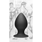 Tom Of Finland medium silicone anal plug, teardrop shape with flared base