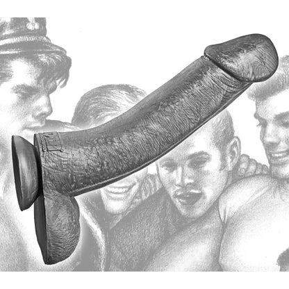 Tom of Finland Realistic Dildo Gray Tom Of Finland Kake Cock 12 Inch Silicone Dildo at the Haus of Shag